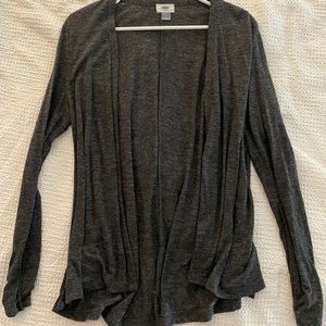 Gray cardigan